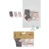BFS   Bistyle 3Lü Penye Kız Soket Çorap BS10112 Gri