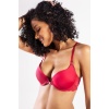Golshan Githa Foam Cup Push Up Bra,Şarap Renk Straplez Konforlu ve Şık Sütyen