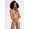 Golshan Goldy Heavy Push up Bra, Gri Leopar Konforlu ve Şık Sütyen