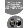 Akıllı Saat Adımsayar Nabız Ölçer Titreşim Özellikli Çağrı Cevaplama Sosyal Medya