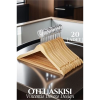 BFS  Otel Tip Askı 20 li Set Ahşap Vincentis Devoto Design