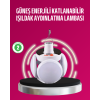Solar ve USB Şarjlı Su Geçirmez Katlanabilir LED Lamba