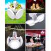 Katlanabilir 5 Kanatlı Solar LED Bahçe ve Kamp Lambası