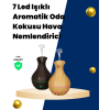 USB Şarjlı 7 Renk LED Işıklı Sessiz Çalışan Mini Hava Nemlendirici