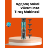 VGR V-695 Şarjlı Saç Sakal Tıraş Makinesi 2600mAh Batarya ve Kılavuz Taraklı