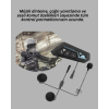 Su Geçirmez BT22 Bluetooth Kask Kulaklığı GPS ve Müzik Uyumlu
