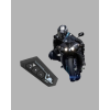 BT22 Motosiklet Kask İçi Bluetooth Kulaklık İnterkom Destekli