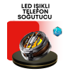 RGB Işıklı Sessiz Fanlı Telefon Soğutucu