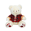 BFS   Ekose Elbiseli Peluş Ayı 45 cm