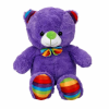 BFS   Oturan Kurdeleli Renkli Peluş Ayı 30 cm
