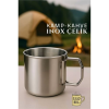 BFS  Inox Çelik Kamp Kupası - Inox Kamp Bardağı Profesyonel Inox Çelik 350 ml
