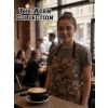 Kahve Desenli barista Önlük