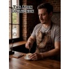 Kahve Desenli barista Önlük