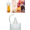 BUFFER® Şeffaf Kapaklı Sızdırmaz Yağlık Sosluk Şişesi Plastik Yağdanlık 400 ml AP-9028