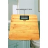BUFFER® Techfit Bambu Banyo Baskülü Yüksek Hassasiyetli Darbelere Dijital Dayanıklı Terazi Tf 1065 M