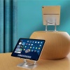 BUFFER® 360 Derece Dönebilen Yükseltilmiş Masaüstü Ayarlanabilir  Metal Tablet Standı