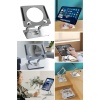 BUFFER® 360 Derece Dönebilen Yükseltilmiş Masaüstü Ayarlanabilir  Metal Tablet Standı