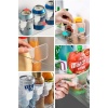 BUFFER® 10luŞeffaf Buzdolabı Yan Kapı Düzenleyici Buzdolabı Dolap İçi Bölümleyici Aparatlar
