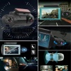 BUFFER® Araç İçi & Dışı Çift Lensli WiFi Kamera – 1080P HD,Gece Görüşlü, G-Sensörlü DVR Dashcam