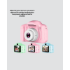 Pembe Mini 1080p HD Çocuk Kamera – 8MP, Video Kaydı,TF Kart Destekli