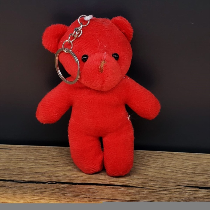 Kırmızı Hediyelik Kese İçinde Ayıcık