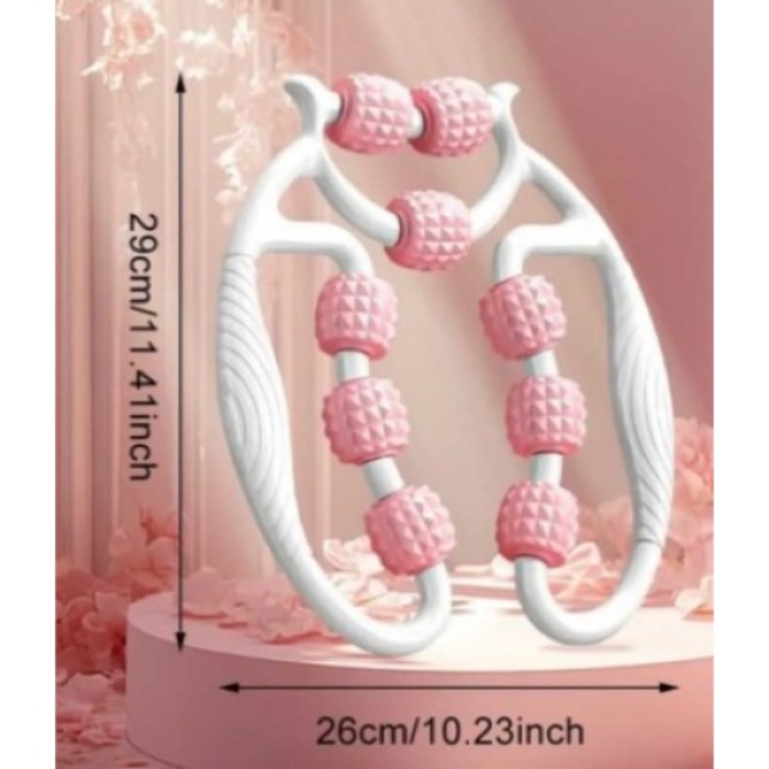 Selülit Masaj Aleti 9 Tekerlekli Lenf Drenaj Rulosu