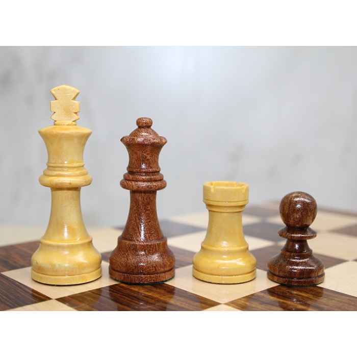 Mıknatıs Taşlı Ahşap Katlanabilir Kutulu Satranç Oyunu 40 Cm