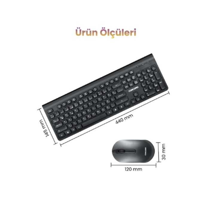 Multimedya Q Klavye Ve Mouse Seti