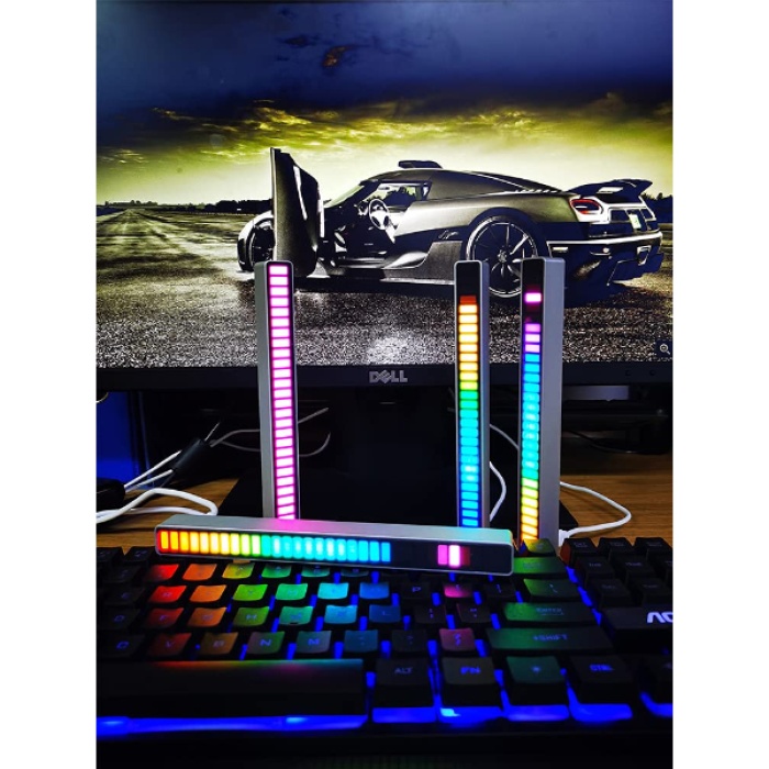 RGB Sese Duyarlı Taşınabilir Ekolayzer LED Çubuk