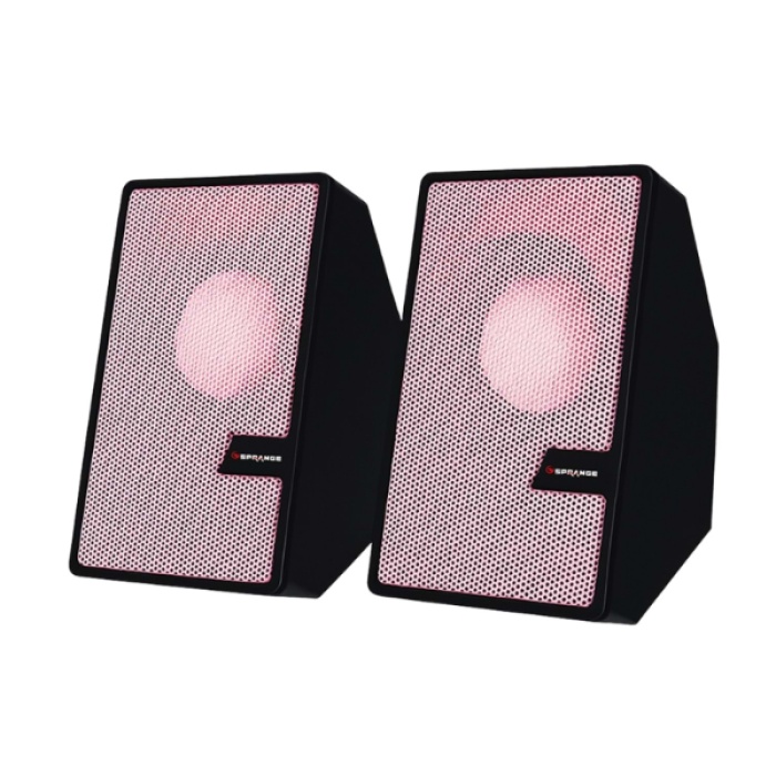 Pembe USB 2.0 + 3.5mm USB Hoparlör