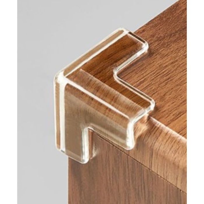 8li Set Silikon Şeffaf Masa Kenarı Koruma Aparatı