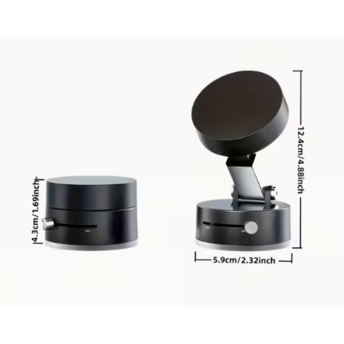 Mıknatıslı Katlanabilir Telefon Tutucu - Torpido ve Cam Uyumlu