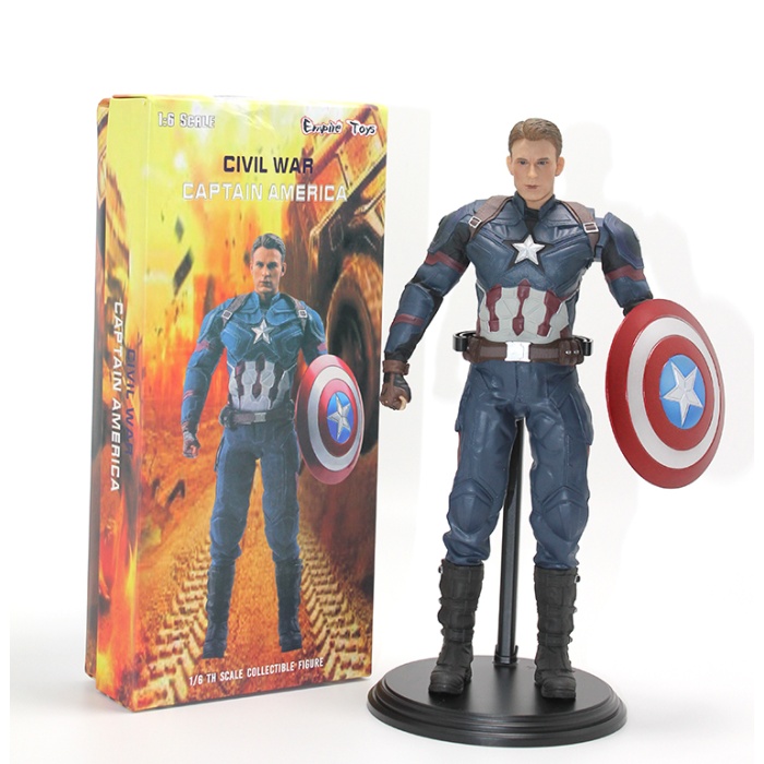 Civil War Kaptan Amerika Figürü