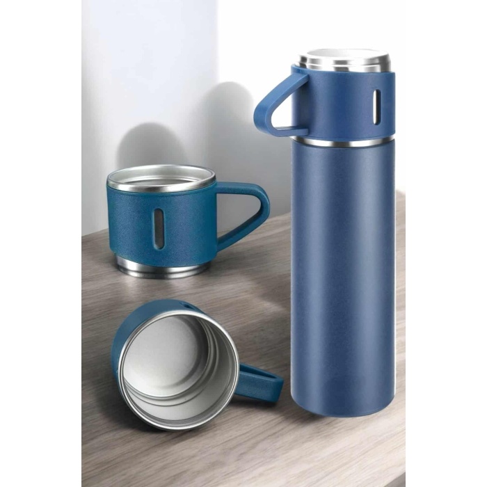 500 ml Kapasiteli Taşınabilir Basınçlı Termos Seti Günlük Kullanım için İdeal