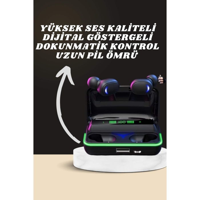 Yeni Nesil Akıllı Saat ve Bluetooth Kulaklık Kampanyası Android Ve İOS Uyumlu Uyku ve Sağlık Takibi