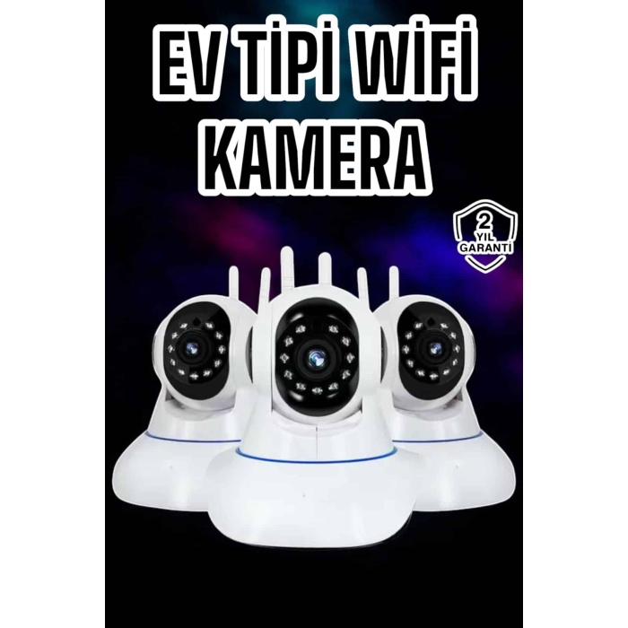 Wifi Kamerası Çift Yönlü Bebek Güvenlik Kamerası Gece Görüşlü