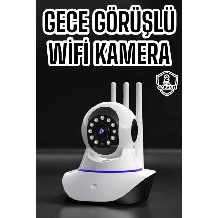 Ev Kamerası Wifi Kamerası Video Kayıt Çift Yönlü Hareket Sensörü Bebek