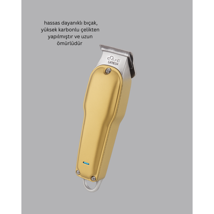 USB Şarjlı Saç Sakal Kesme Makinesi Hassas Detay Kesim İçin