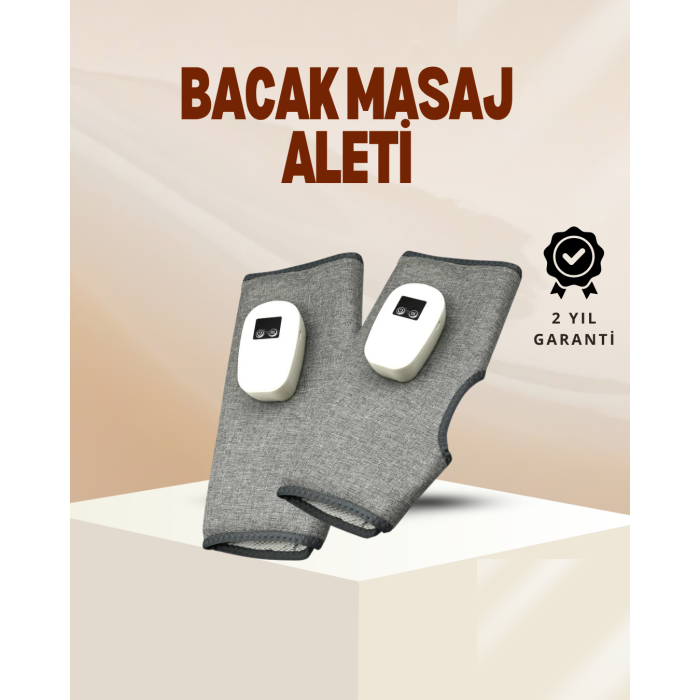 Kablosuz Isıtmalı Baldır Masaj Aleti – 3 Hava Basınçlı, Titreşimli ve Sıcak Kompres Fonksiyonlu