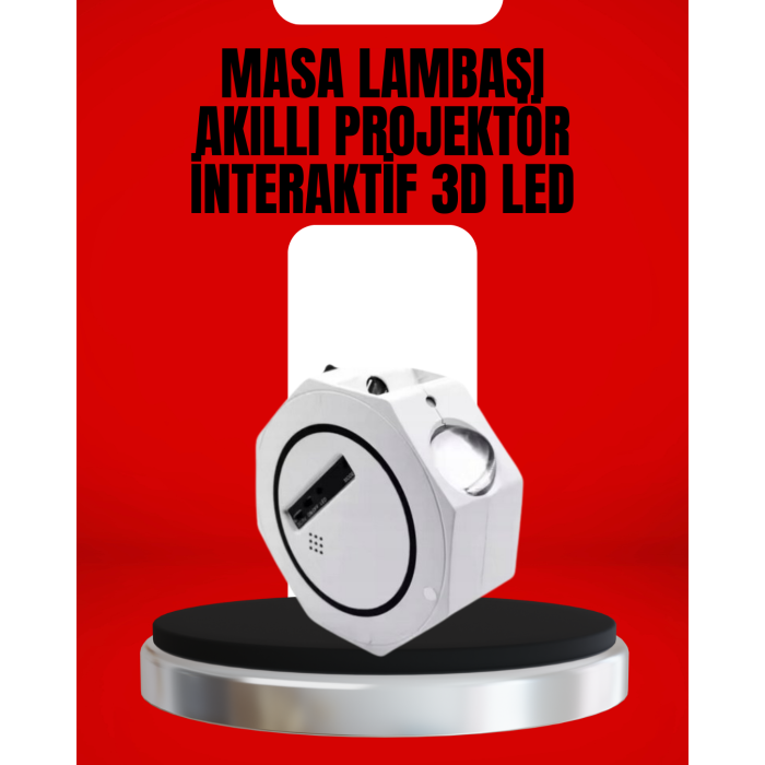 Taşınabilir 360° Ayarlanabilir Gökyüzü Projeksiyon Lambası