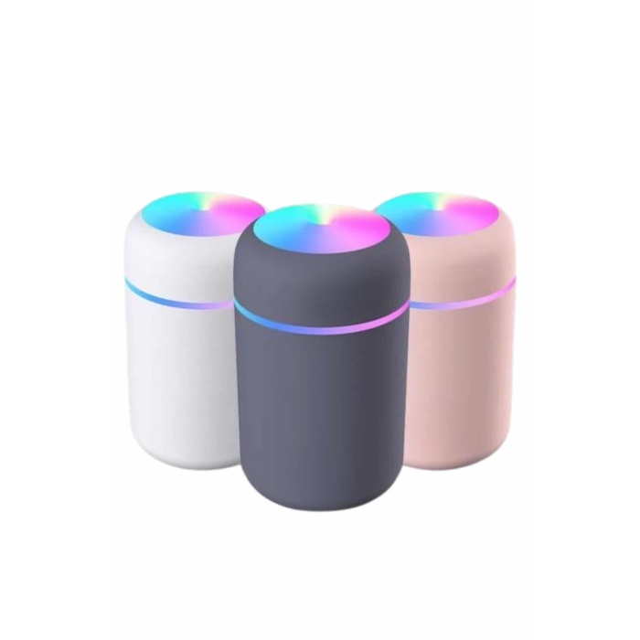 Humidifier LED Işıklı Mini Ortam Oda Kokusu Aromaterapi Buhardanlık
