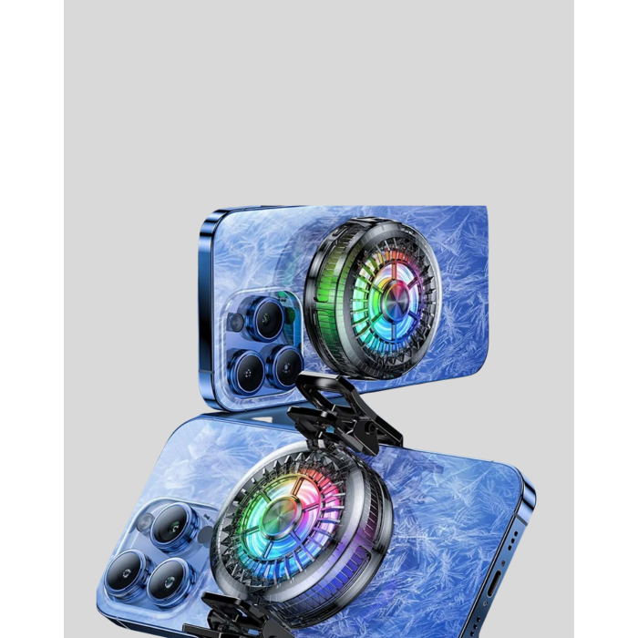 RGB LED Telefon Soğutucu Fan Yüksek Hızlı Soğutma Oyuncu Cooler