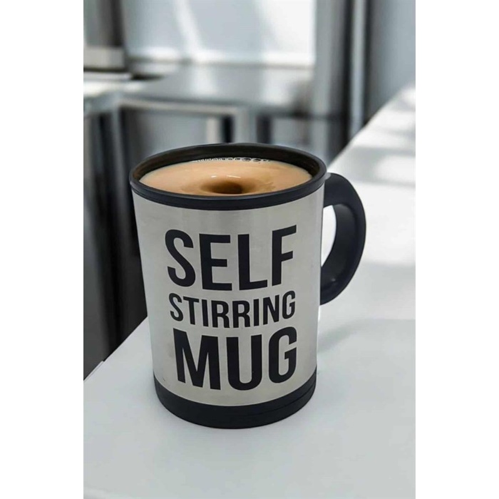 Yazılı Kupa Kendi Kendini Karıştıran Mikser Kupa Termos Bardak