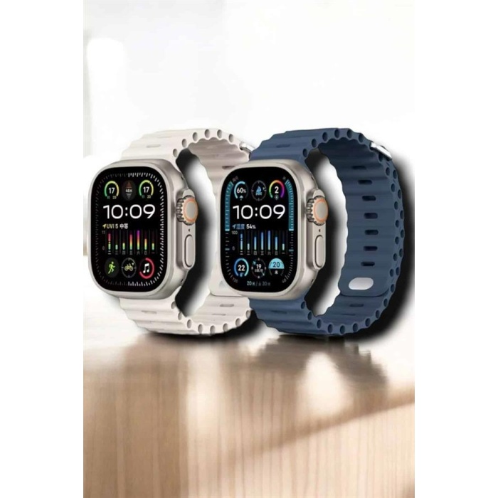 Yeni Nesil Ultra Akıllı Saat Titreşimli, Uyku & Sağlık Takibi, Çift Kordon