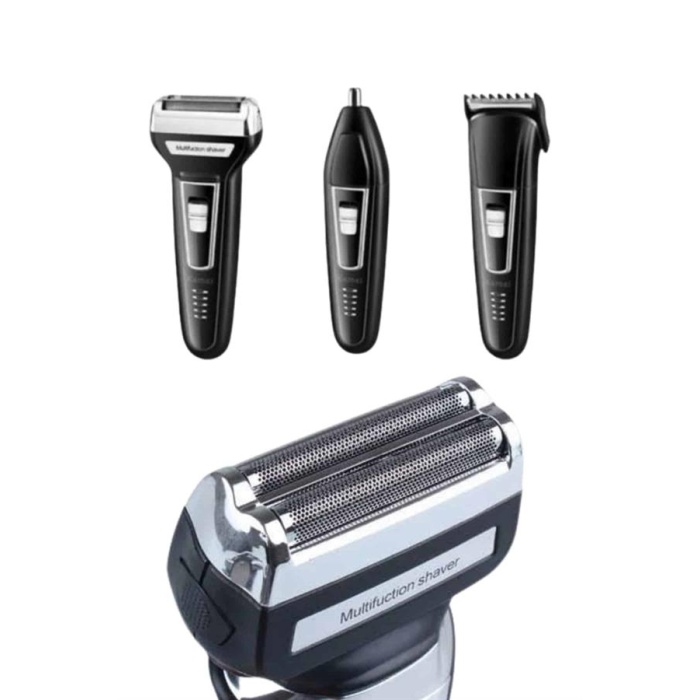 Kulak Burun Kıl Kesme Ense Yanak Tıraş Seti 3 Başlıklı Profesyonel