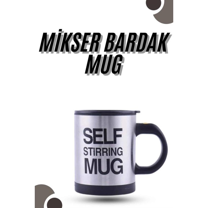 Karıştırıcı Özellikli Mikser Kupa Bardak Kompakt Taşınabilir Mug