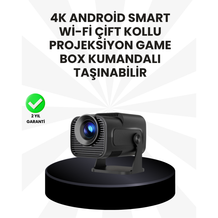 WiFi6 ve Bluetooth 5.4 Destekli LED Projektör - HCS350pro