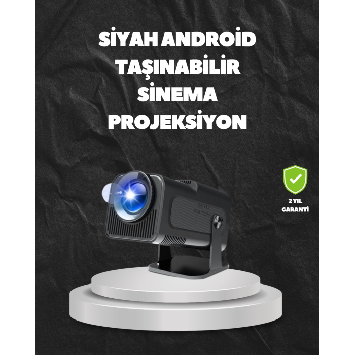 WiFi6 ve Bluetooth 5.0 Teknolojili Kablosuz Bağlantı Özellikli Projektör