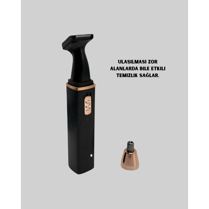 Şarjlı burun ve kulak kılı temizleme cihazı