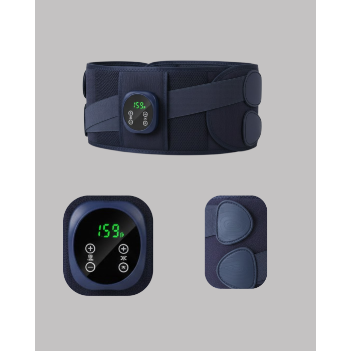 Isıtmalı Masaj Kemeri Dijital Ekranlı Bel Çevresi 100 cm Altı Uyumlu